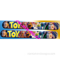 fashional flexibale printed words and funny cartoon character pattern kids silicone slap armband ruler